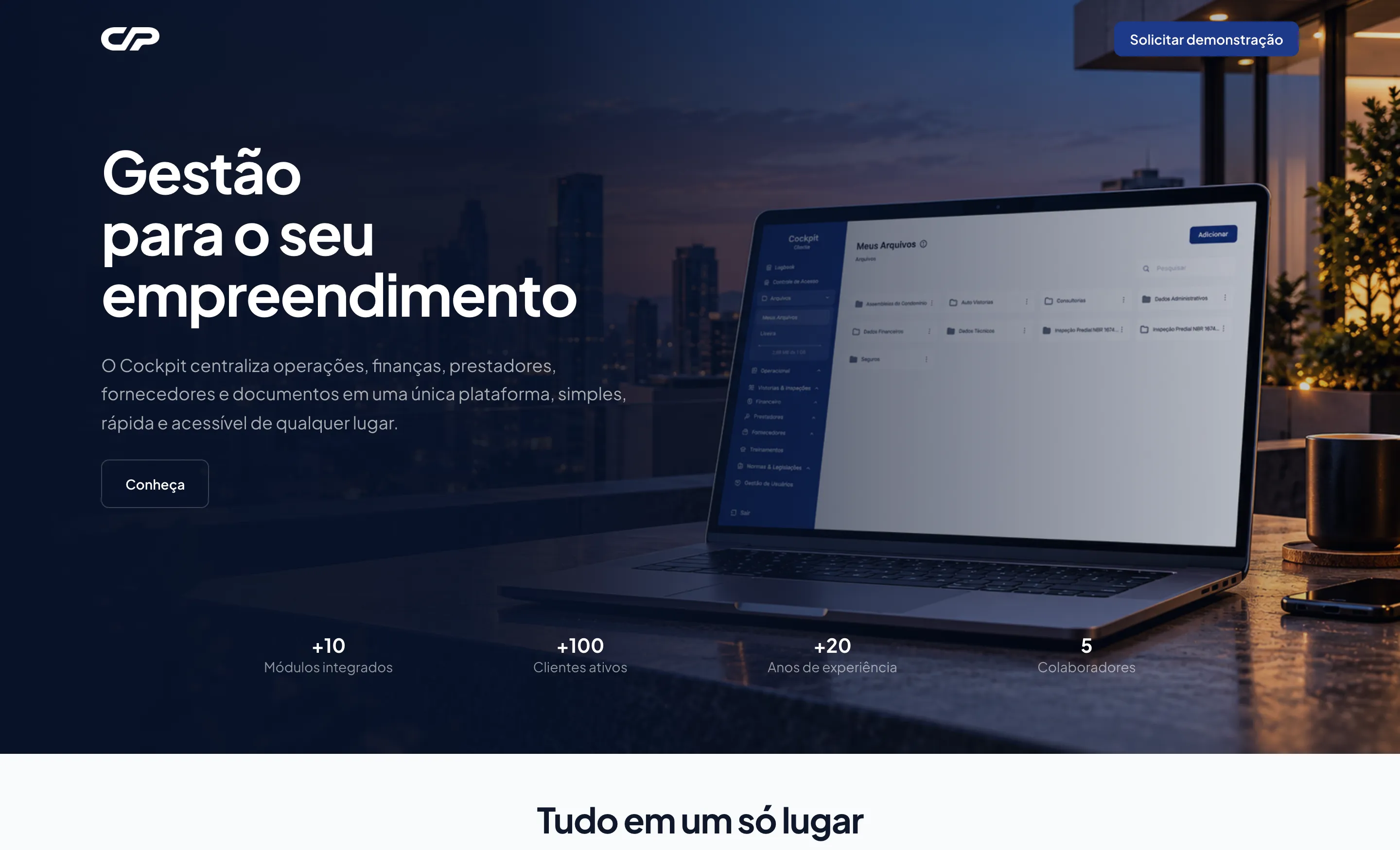 Prévia do projeto Cockpit